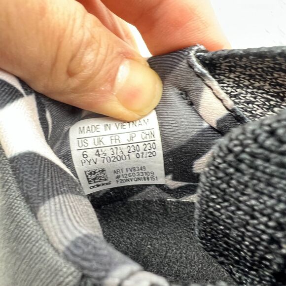 Adidas Ultraboost 20 Running Sneaker Womens 6 Black Pink Tint Marathon Cushioned - Picture 9 of 12